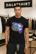 Florida Gators Gator Logo State Map Outline - Adult & Kids T-Shirts, Sweatshirts & Hoodies apparel design preview 1