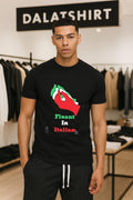 Fluent In Italian Hand Gesture Flag Colors - Adult & Kids T-Shirts, Sweatshirts & Hoodies apparel design preview 1