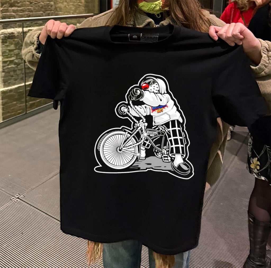 Foos Gone Wild Lowrider Bike Masked - Adult & Kids T-Shirts, Sweatshirts & Hoodies apparel design preview 2