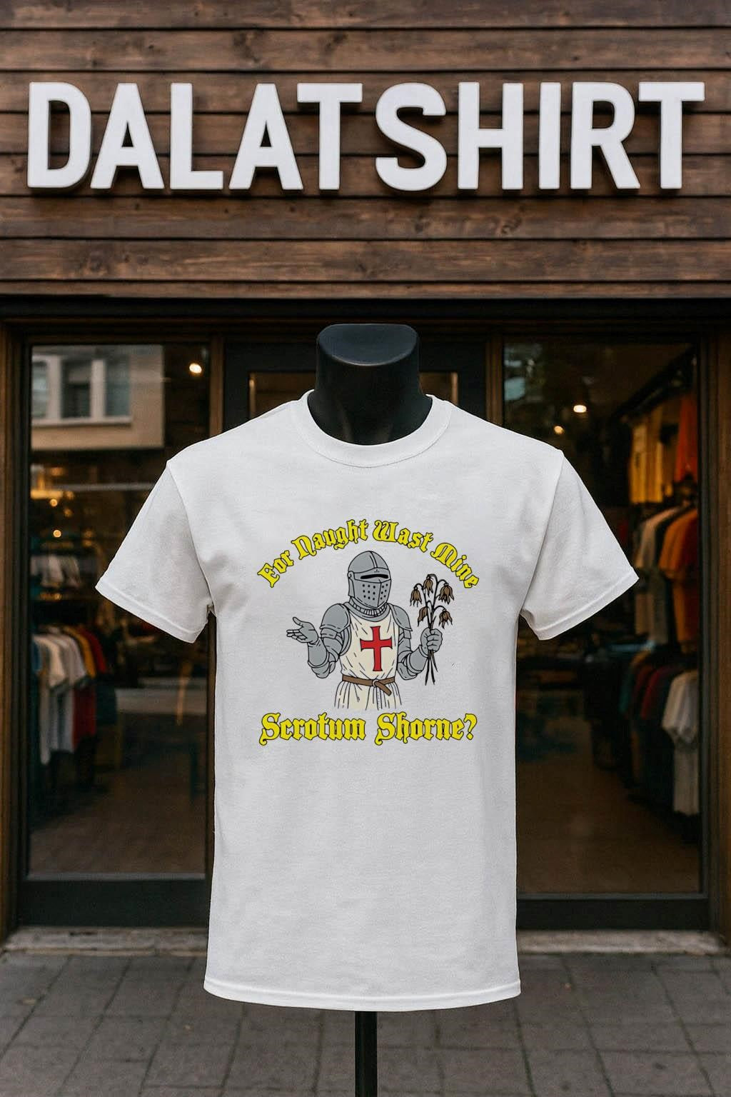 For Naught Wast Mine Scrotum Shorne Knight Holding - Adult & Kids T-Shirts, Sweatshirts & Hoodies apparel design preview 1
