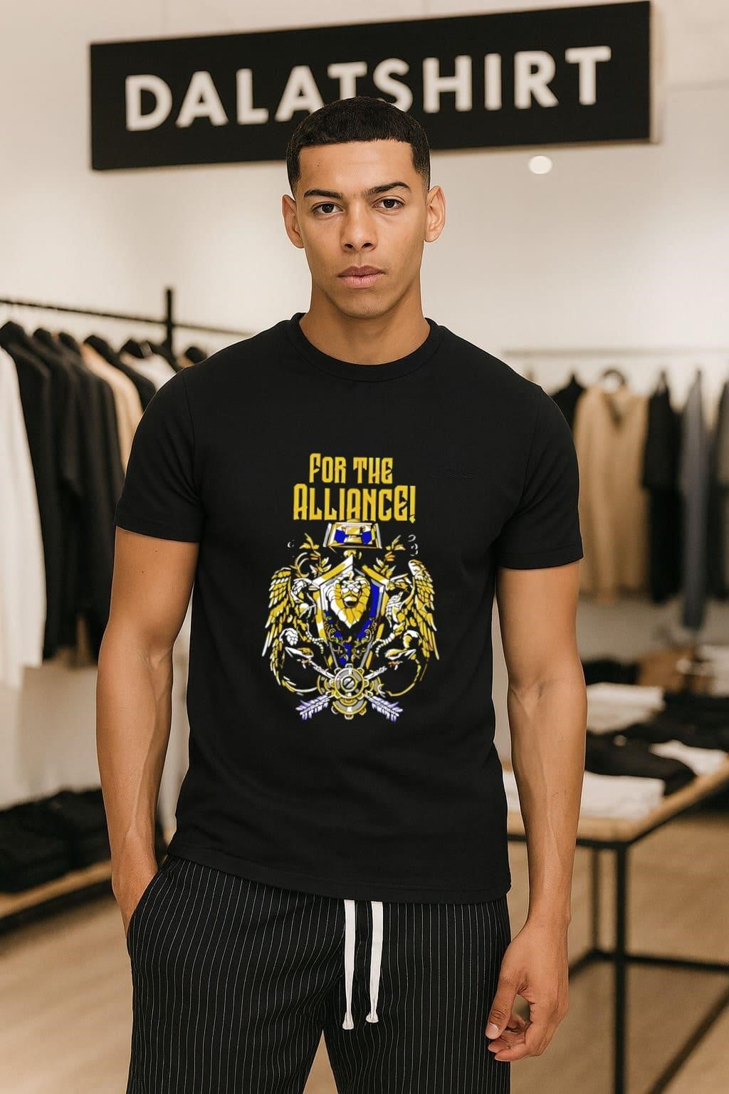 For The Alliance Lion Crest Gold Logo - Adult & Kids T-Shirts, Sweatshirts & Hoodies apparel design preview 1