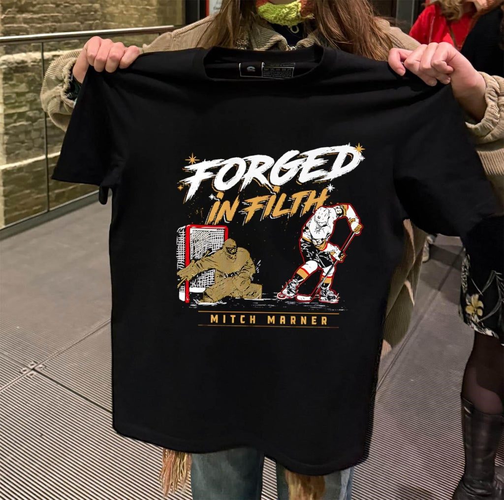 Forged In Filth Mitch Marner Toronto Maple Leafs - Adult & Kids T-Shirts, Sweatshirts & Hoodies apparel design preview 2