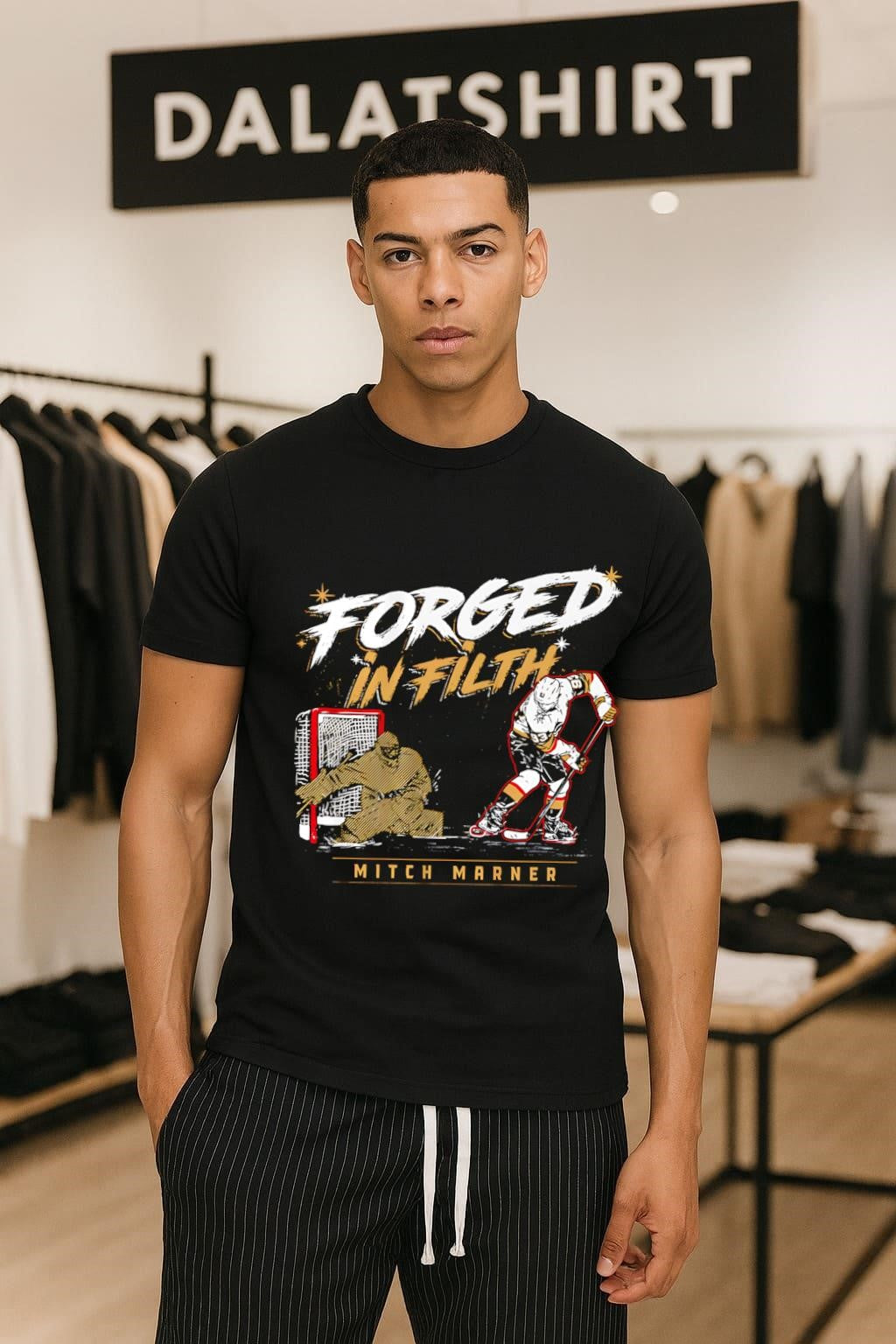 Forged In Filth Mitch Marner Toronto Maple Leafs - Adult & Kids T-Shirts, Sweatshirts & Hoodies apparel design preview 1