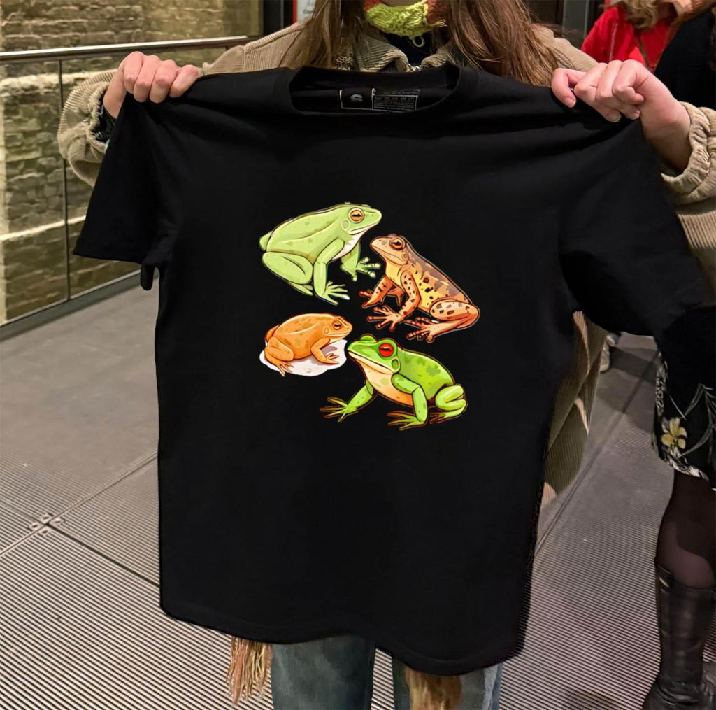 Four Spotted Frogs - Adult & Kids T-Shirts, Sweatshirts & Hoodies apparel design preview 2