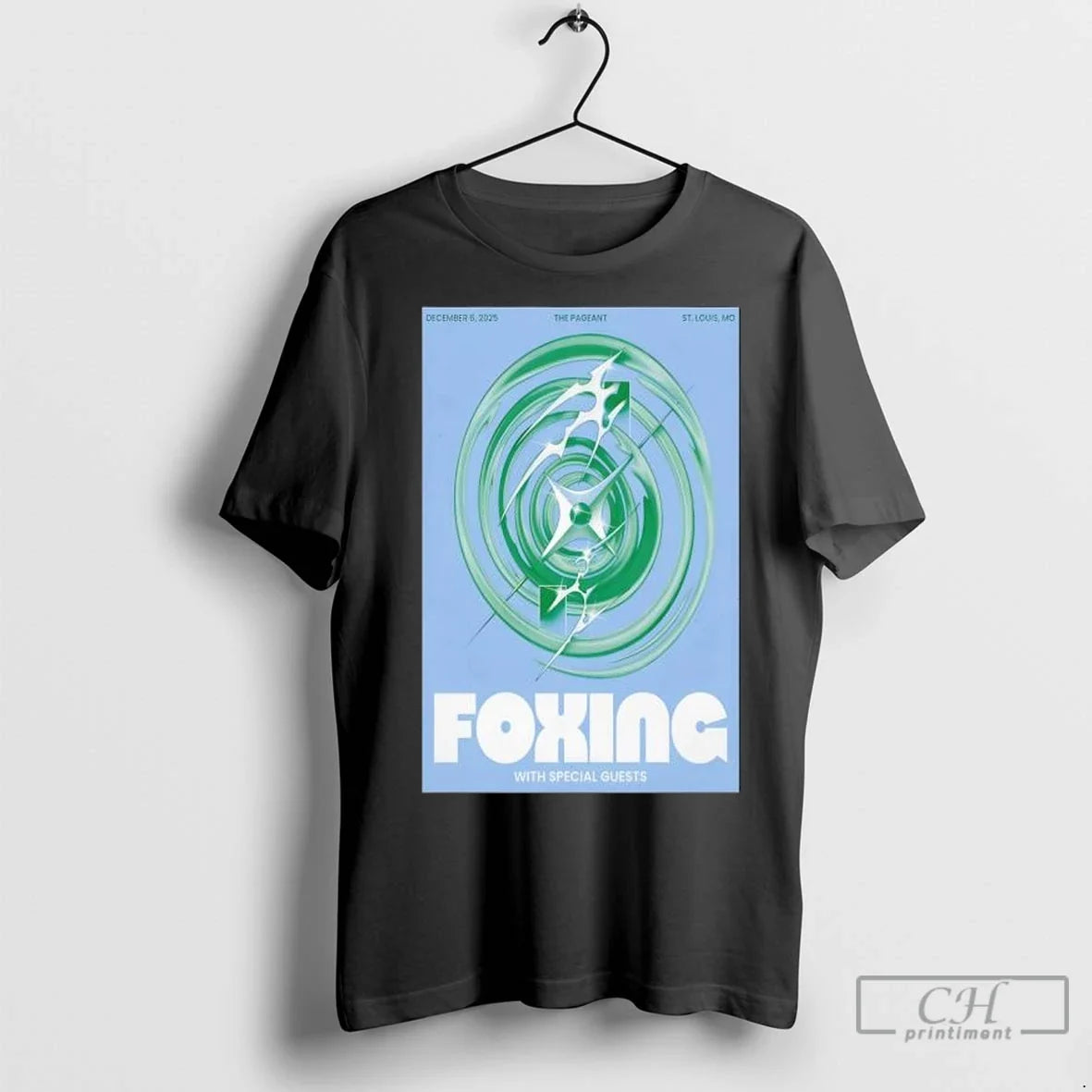 Foxing December 6 2025 The Pageant Delmar Hall St - Adult & Kids T-Shirts, Sweatshirts & Hoodies apparel design preview 1