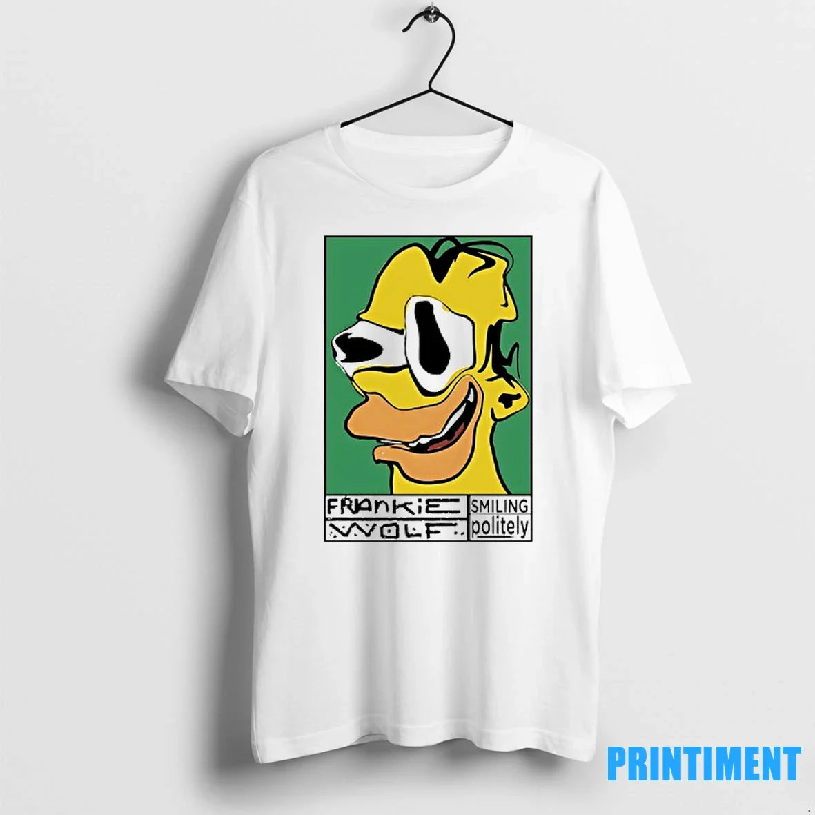Frankie Wolf Smiling Politely Sweater - Adult & Kids T-Shirts, Sweatshirts & Hoodies apparel design preview 1