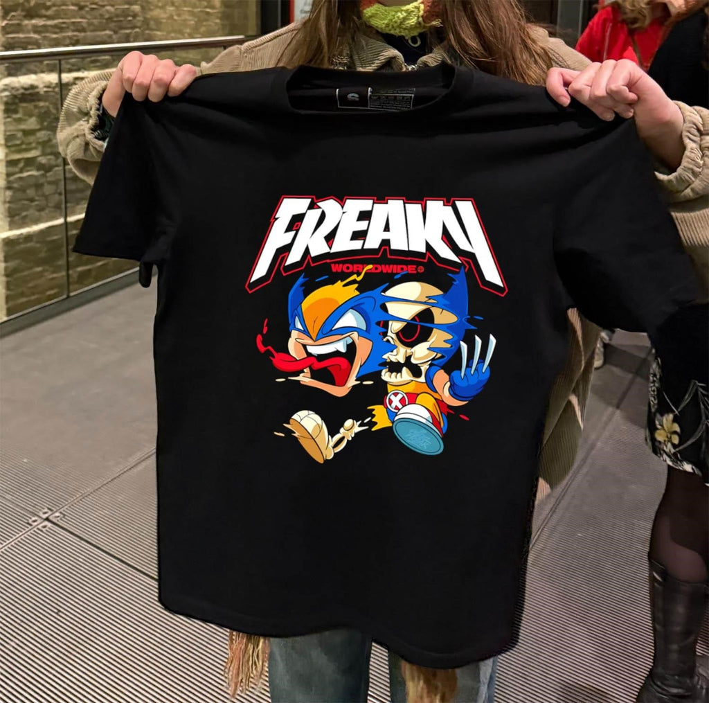 Freaky Worldwide Wolverine Skull - Adult & Kids T-Shirts, Sweatshirts & Hoodies apparel design preview 2