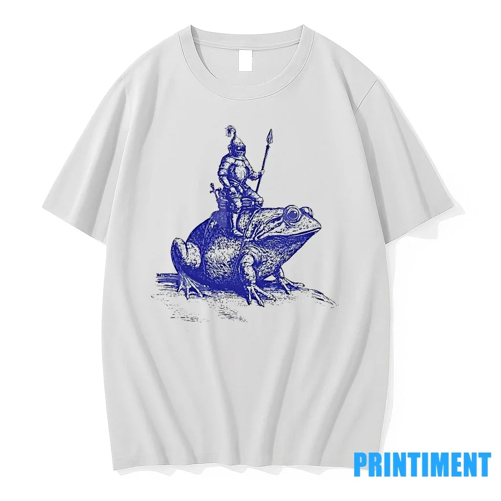 Frog Protest Resist Knight Meme Vintage Sweater - Adult & Kids T-Shirts, Sweatshirts & Hoodies apparel design preview 1