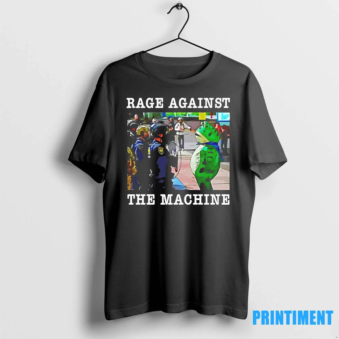 Frog Rage Against The Machine Sweater - Adult & Kids T-Shirts, Sweatshirts & Hoodies apparel design preview 1