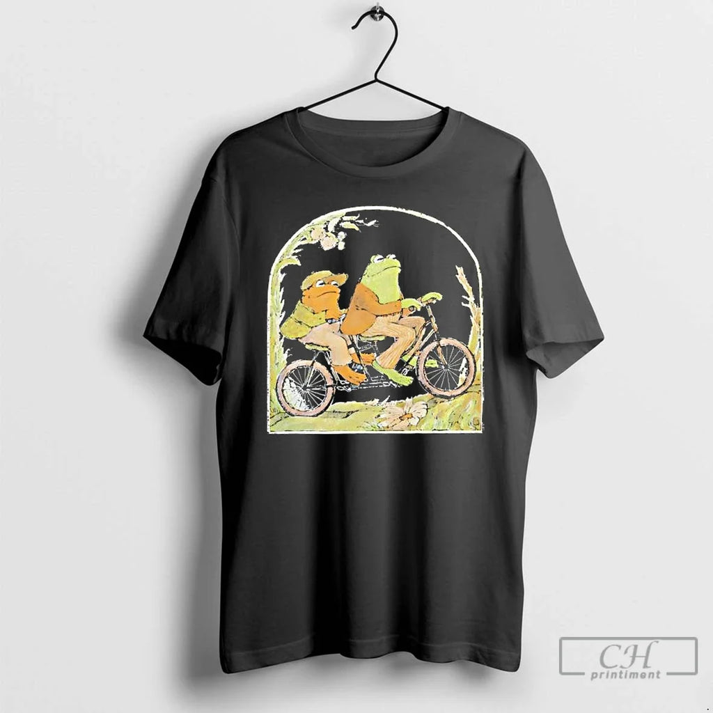 Frog And Toad Bike Halloween Vintage - Adult & Kids T-Shirts, Sweatshirts & Hoodies apparel design preview 1