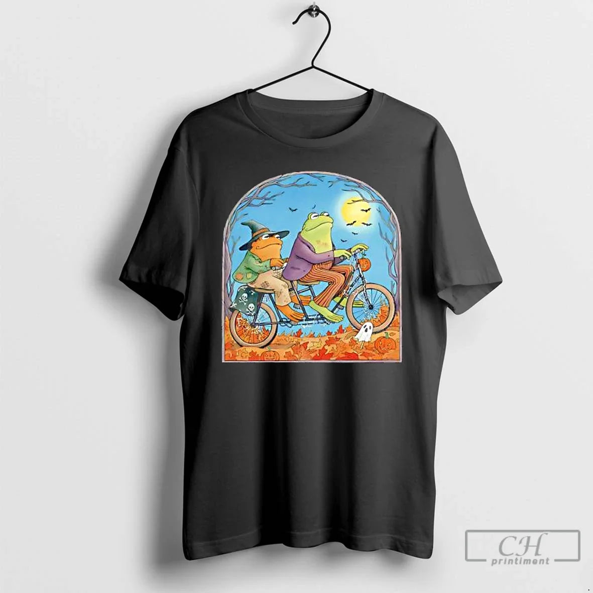 Frog And Toad Halloween Vintage - Adult & Kids T-Shirts, Sweatshirts & Hoodies apparel design preview 1