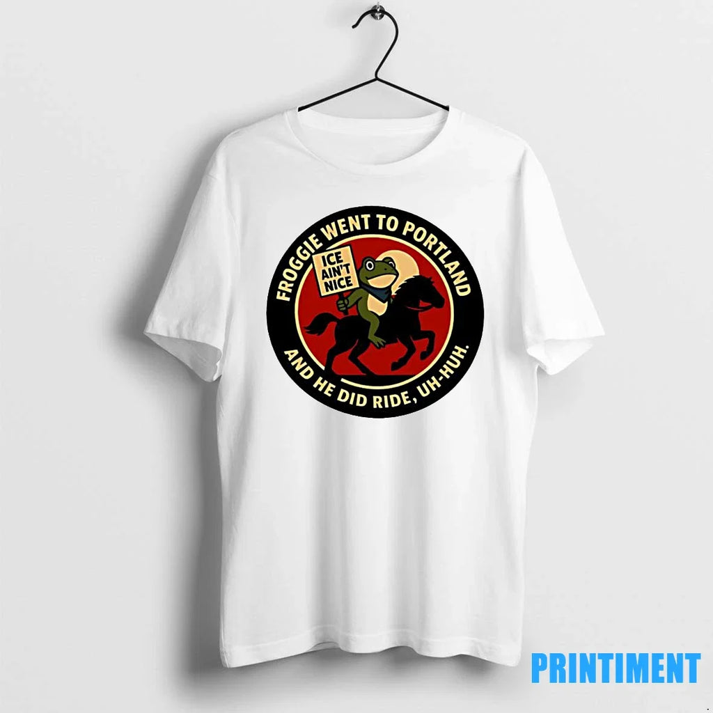Froggie Went To Portland Ice Aint Nice Sweater - Adult & Kids T-Shirts, Sweatshirts & Hoodies apparel design preview 1