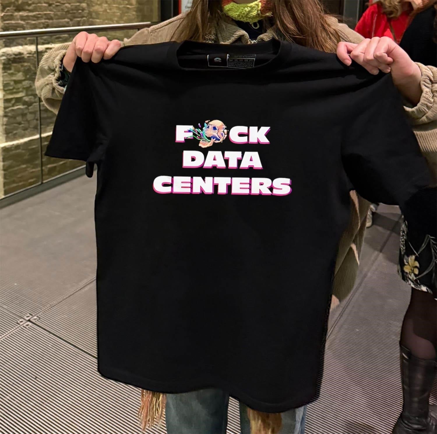 Fuck Data Centers Skull Head - Adult & Kids T-Shirts, Sweatshirts & Hoodies apparel design preview 2