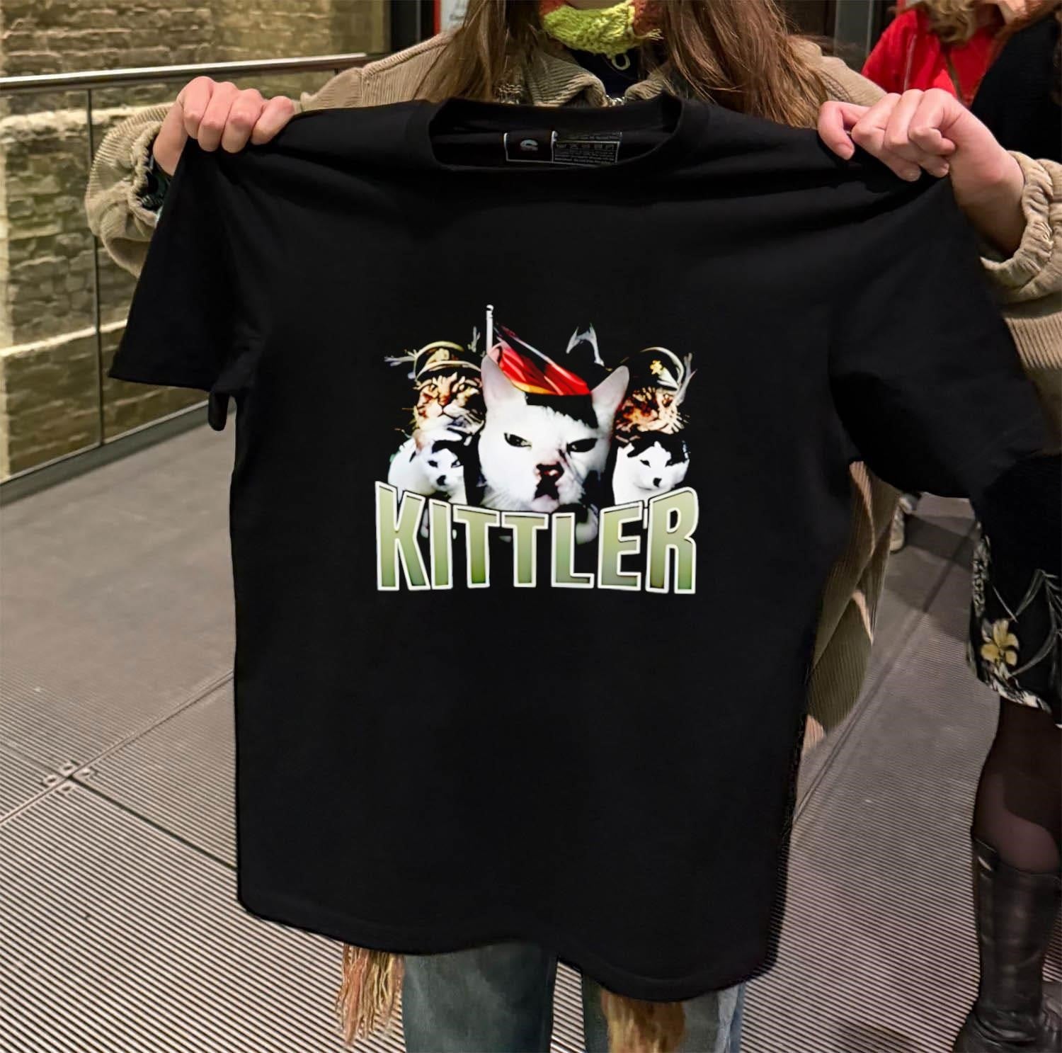 Funny Cat Meme German Military Uniform Parody Graphic - Adult & Kids T-Shirts, Sweatshirts & Hoodies apparel design preview 2