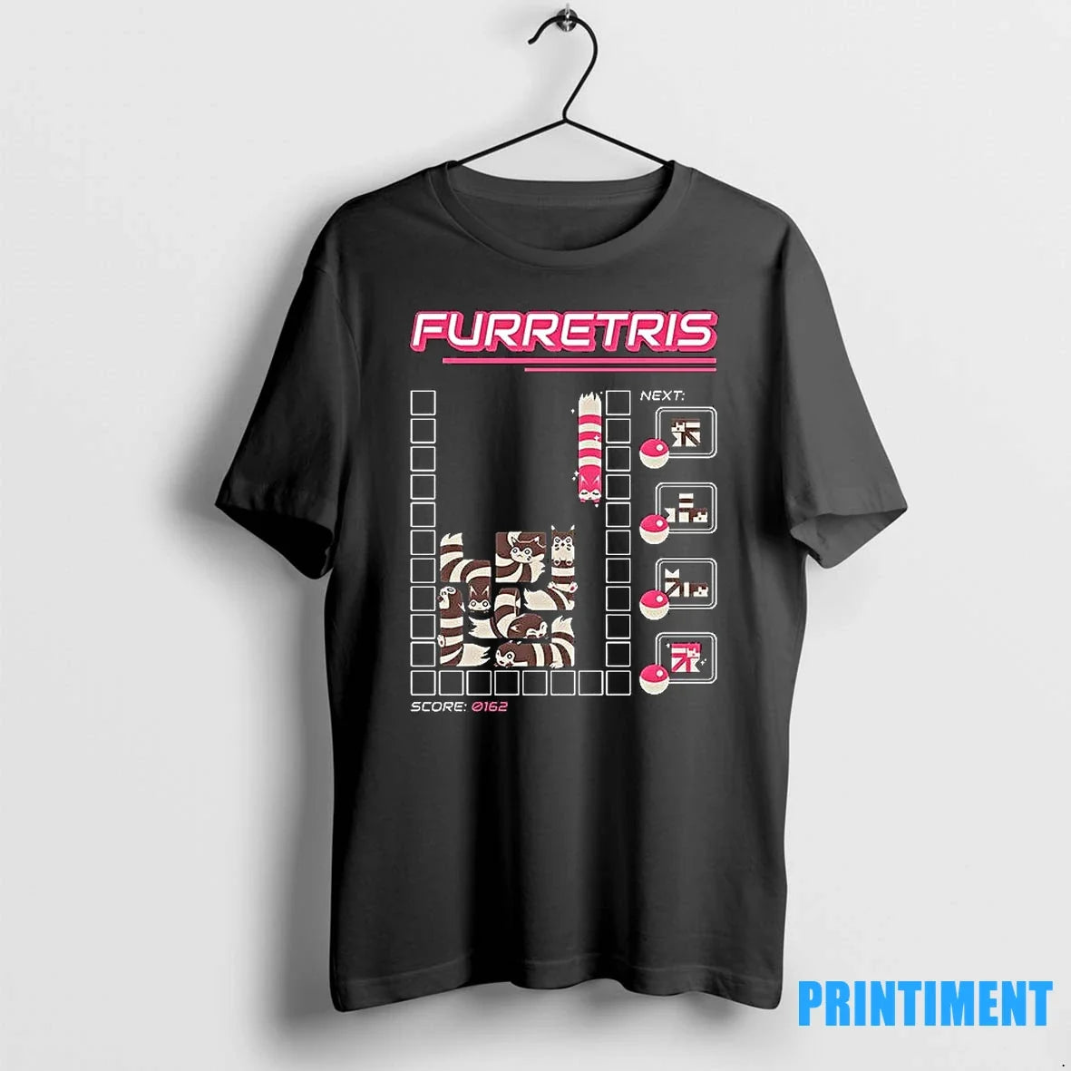 Furretris Next Ferrets Score 0162 Video Games Sweater - Adult & Kids T-Shirts, Sweatshirts & Hoodies apparel design preview 1