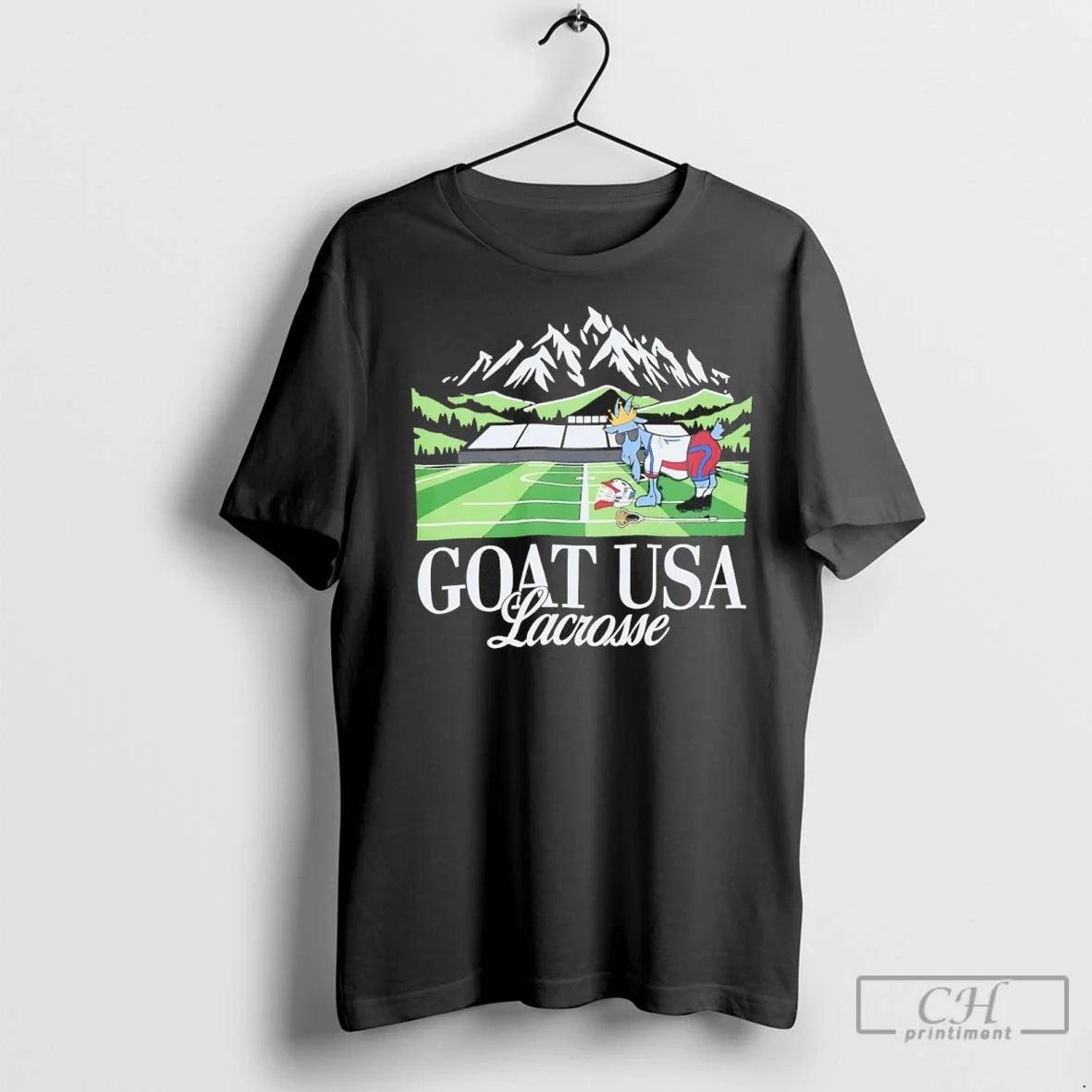 Goat Usa Lacrosse - Adult & Kids T-Shirts, Sweatshirts & Hoodies apparel design preview 1