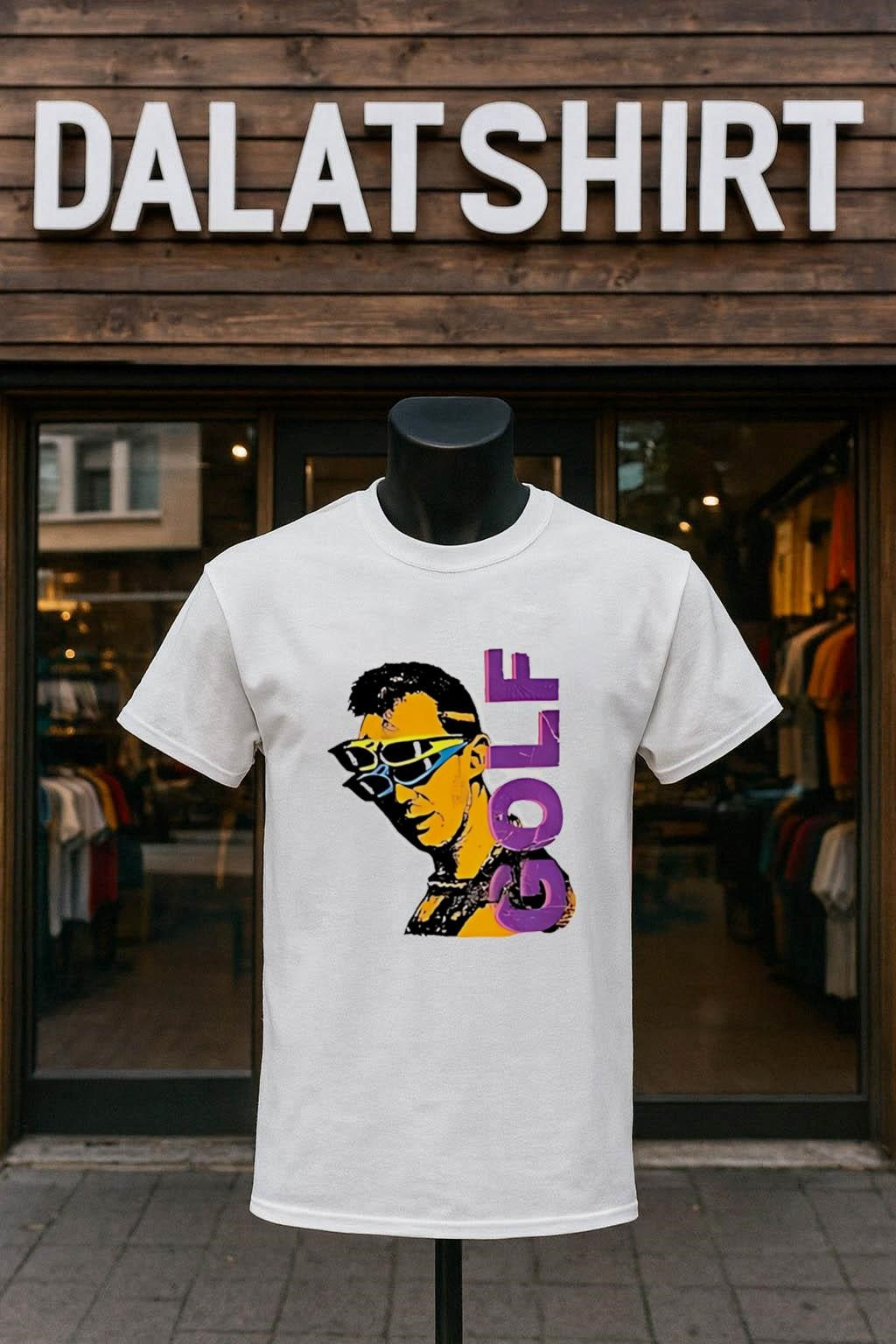 GOLF Man Wearing Sunglasses Retro - Adult & Kids T-Shirts, Sweatshirts & Hoodies apparel design preview 1