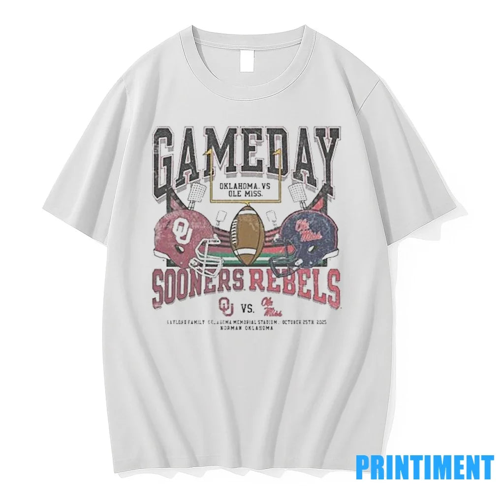 Gameday Oklahoma Vs Ole Miss 2025 Sweater - Adult & Kids T-Shirts, Sweatshirts & Hoodies apparel design preview 1
