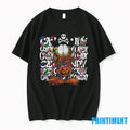 Garfield Halloween Candy Repeat Retro Sweater - Adult & Kids T-Shirts, Sweatshirts & Hoodies apparel design preview 1