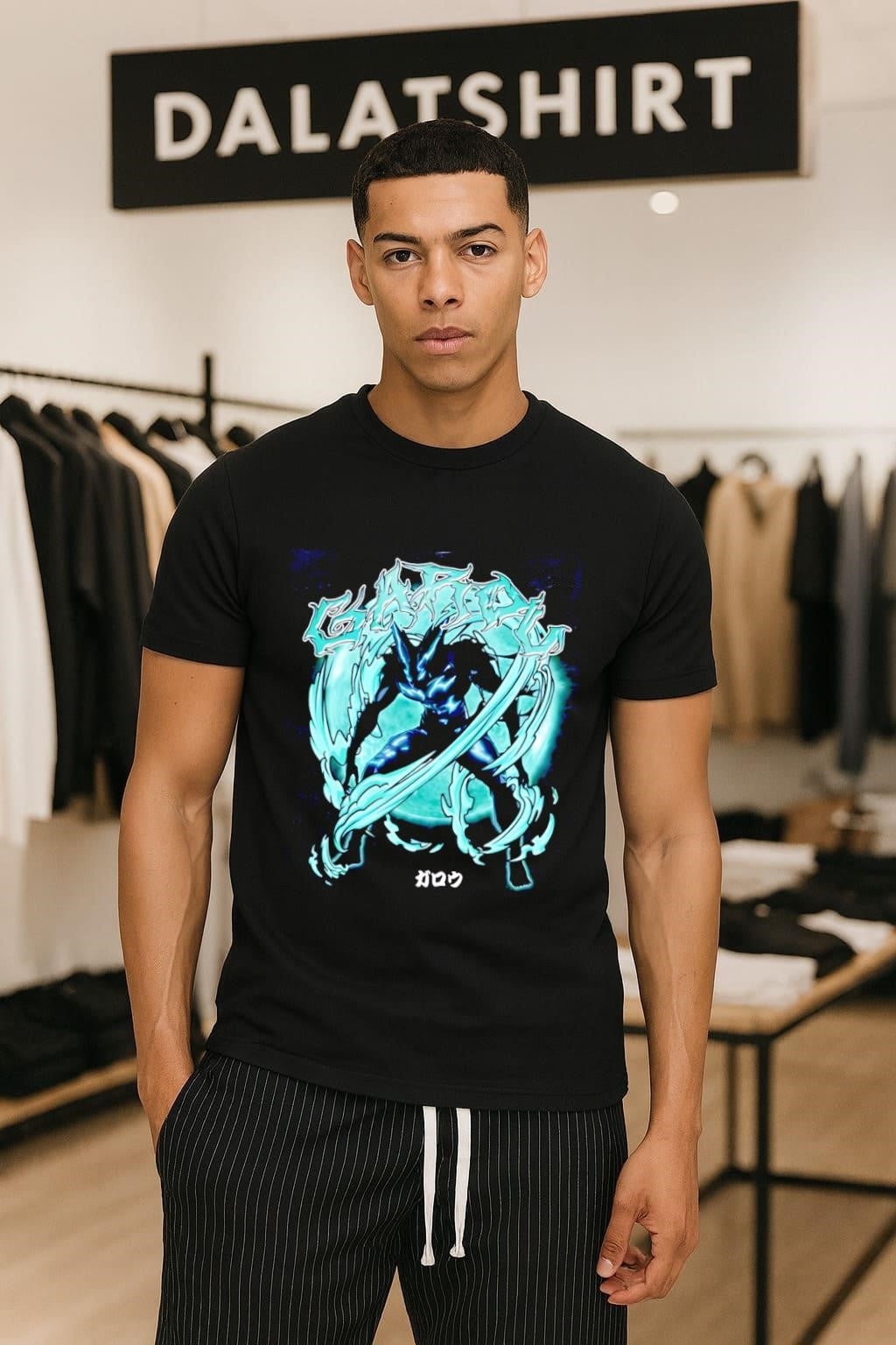 Garou Cosmic Fear Mode One Punch Man Monster Form - Adult & Kids T-Shirts, Sweatshirts & Hoodies apparel design preview 1