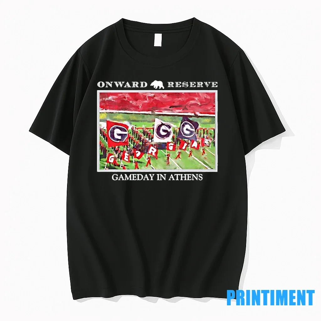 Georgia Bulldogs Gameday In Athens Sweater - Adult & Kids T-Shirts, Sweatshirts & Hoodies apparel design preview 1