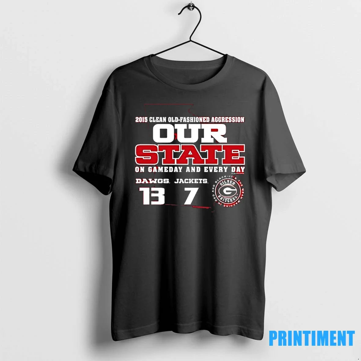 Georgia Bulldogs Vs Tech Yellow Jackets 2015 Our - Adult & Kids T-Shirts, Sweatshirts & Hoodies apparel design preview 1