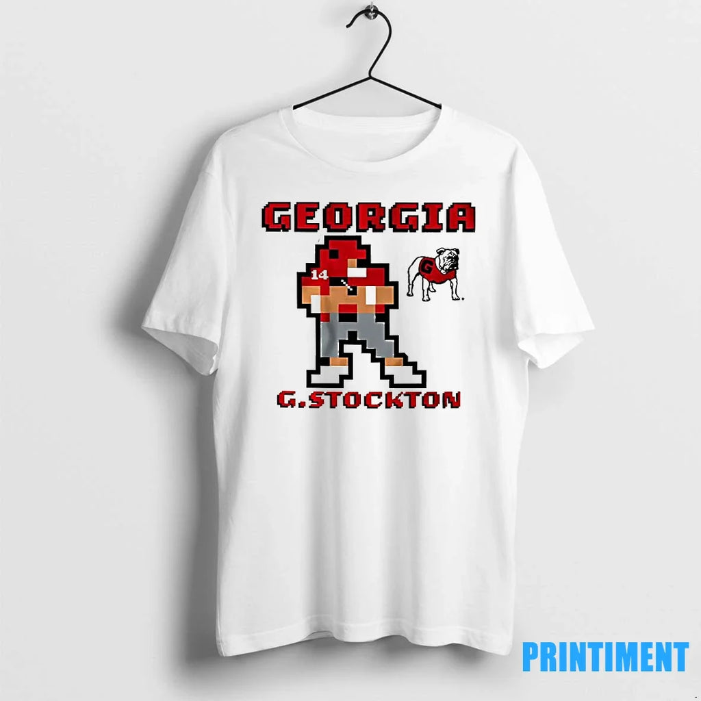 Georgia Football Gunner Stockton Retro Baller Video - Adult & Kids T-Shirts, Sweatshirts & Hoodies apparel design preview 1