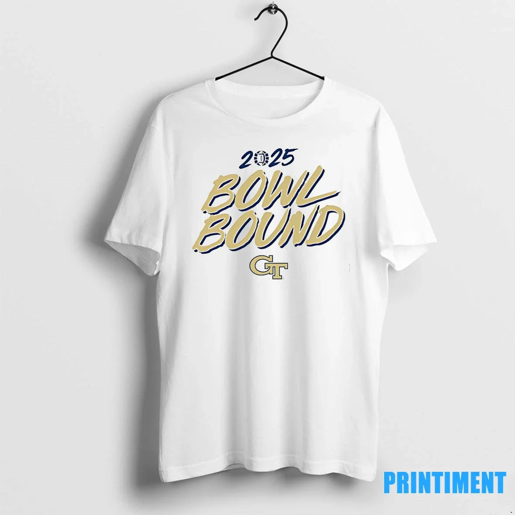 Georgia Tech Yellow Jackets 2025 Bowl Bound Logo - Adult & Kids T-Shirts, Sweatshirts & Hoodies apparel design preview 1