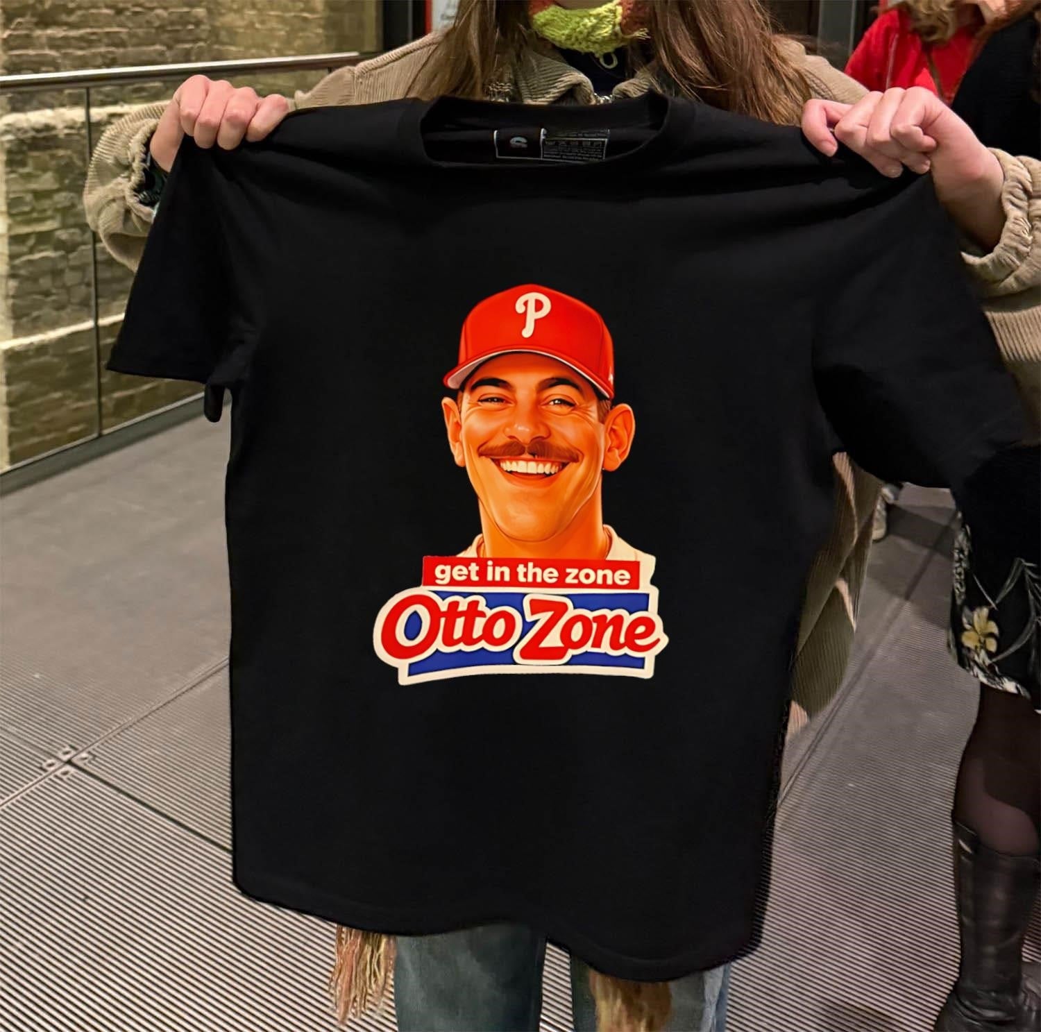 Get In The Zone Otto Baseball Man - Adult & Kids T-Shirts, Sweatshirts & Hoodies apparel design preview 2