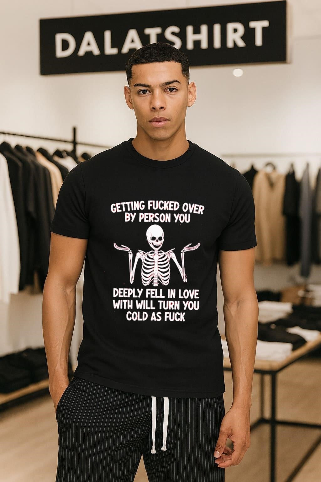 Getting Fucked Over By Person You Deeply Fell In Love - Adult & Kids T-Shirts, Sweatshirts & Hoodies apparel design preview 1