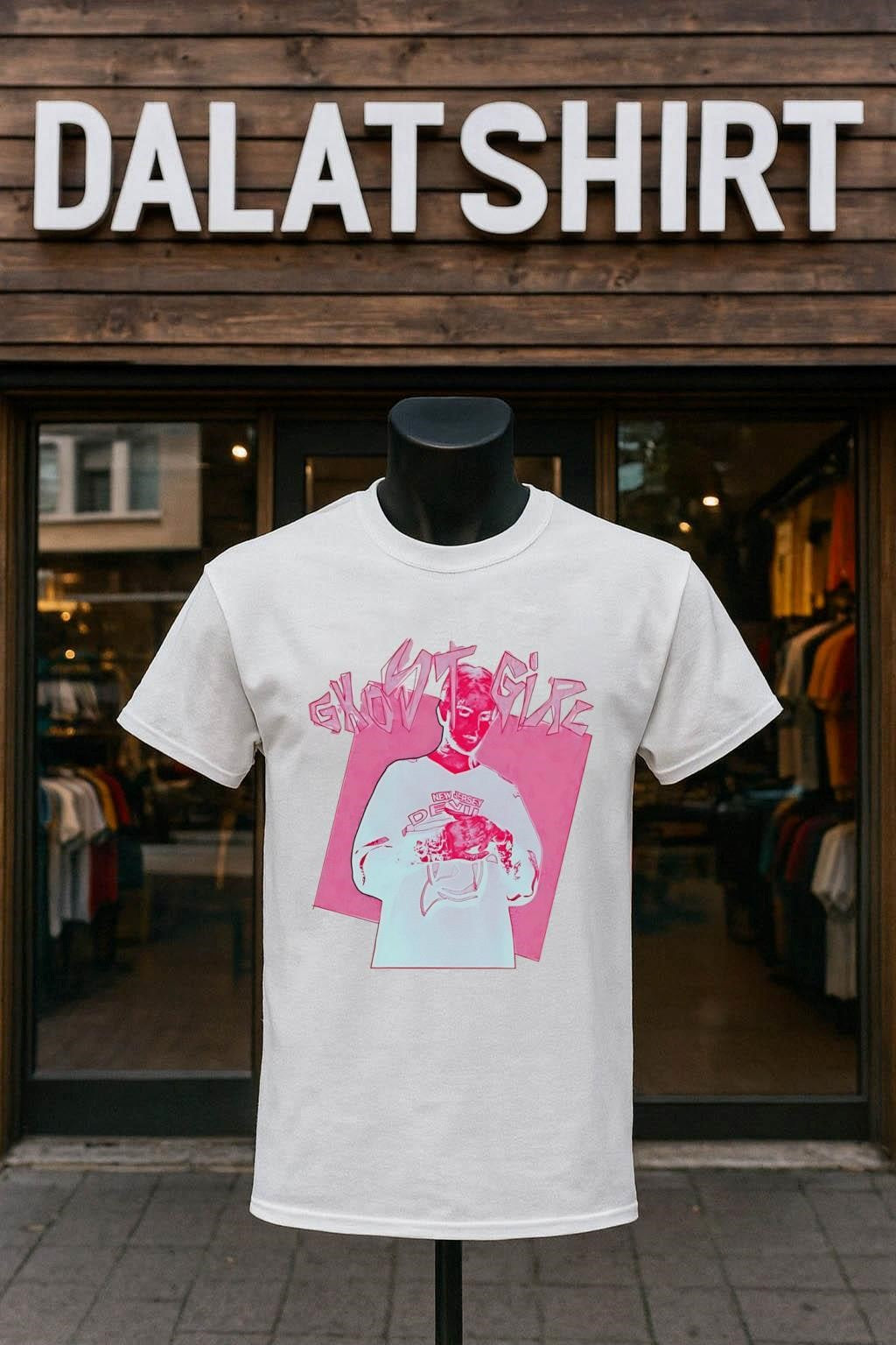 Ghost Girl New Jersey Devils Lil Peep Graphic - Adult & Kids T-Shirts, Sweatshirts & Hoodies apparel design preview 1
