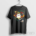 Ghost Cats Leaves Pumpkins Mushrooms Love Spooky - Adult & Kids T-Shirts, Sweatshirts & Hoodies apparel design preview 1