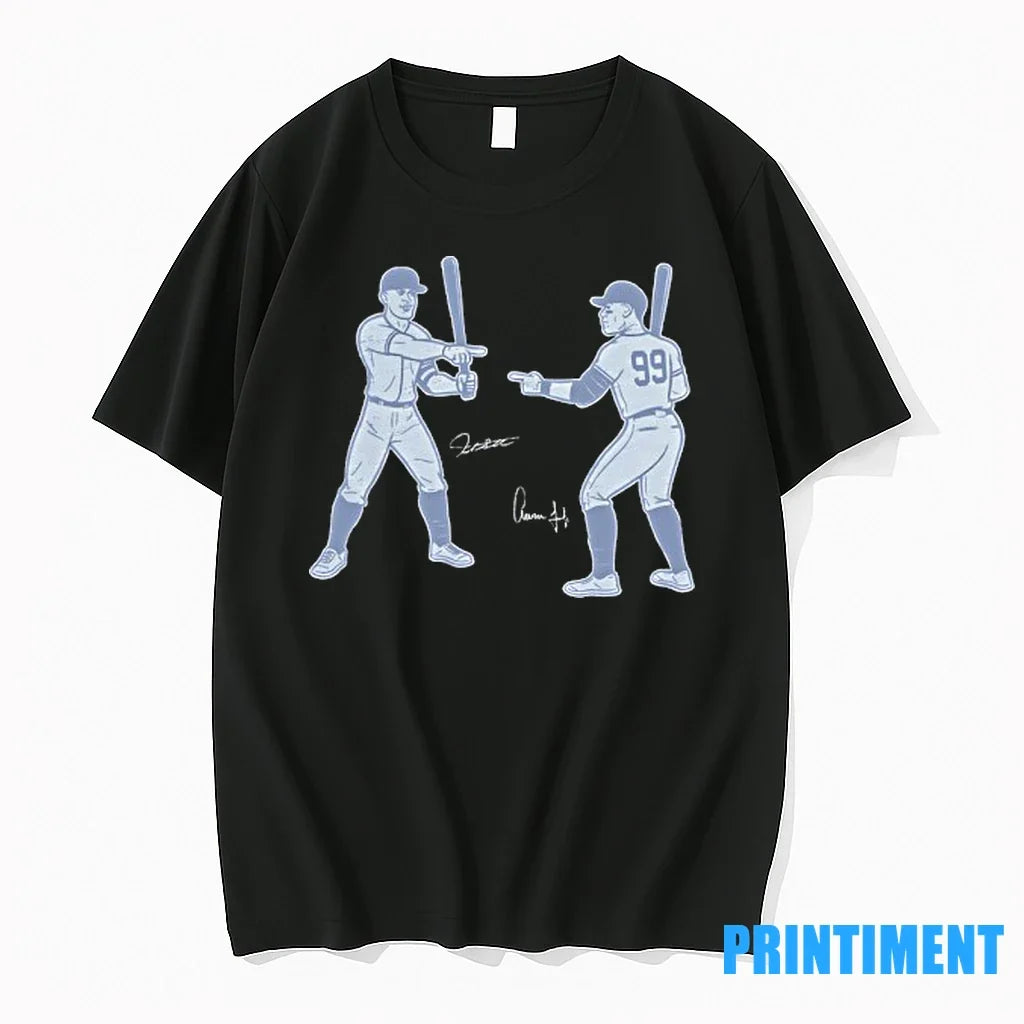 Giancarlo Stanton And Aaron Judge New York Yankees - Adult & Kids T-Shirts, Sweatshirts & Hoodies apparel design preview 1