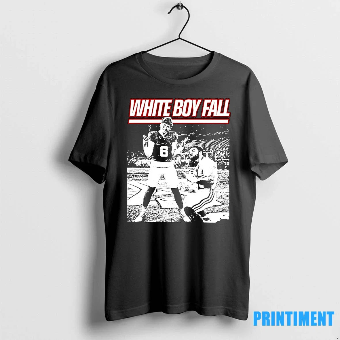 Giants Jaxson Dart And Cam Skattebo White Boy Fall - Adult & Kids T-Shirts, Sweatshirts & Hoodies apparel design preview 1
