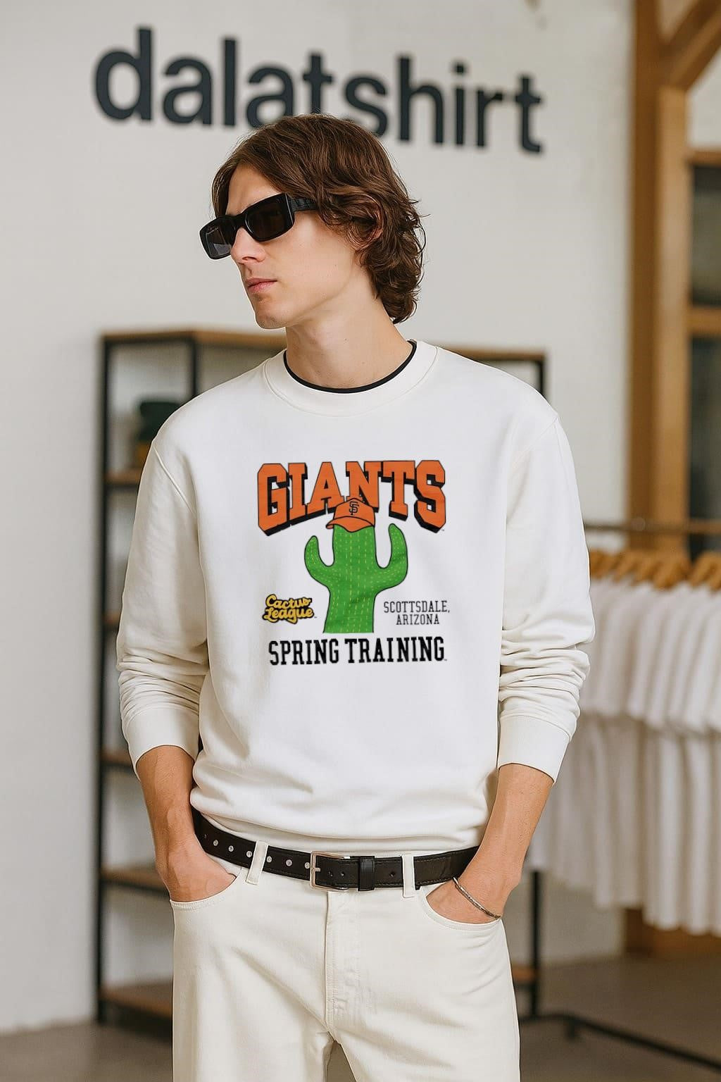 Giants Scottsdale Arizona Spring Training Cactus Hat - Adult & Kids T-Shirts, Sweatshirts & Hoodies apparel design preview 2