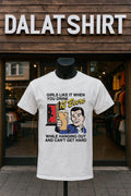 Girls Like It When You Drink 12 Beers Retro Man - Adult & Kids T-Shirts, Sweatshirts & Hoodies apparel design preview 1