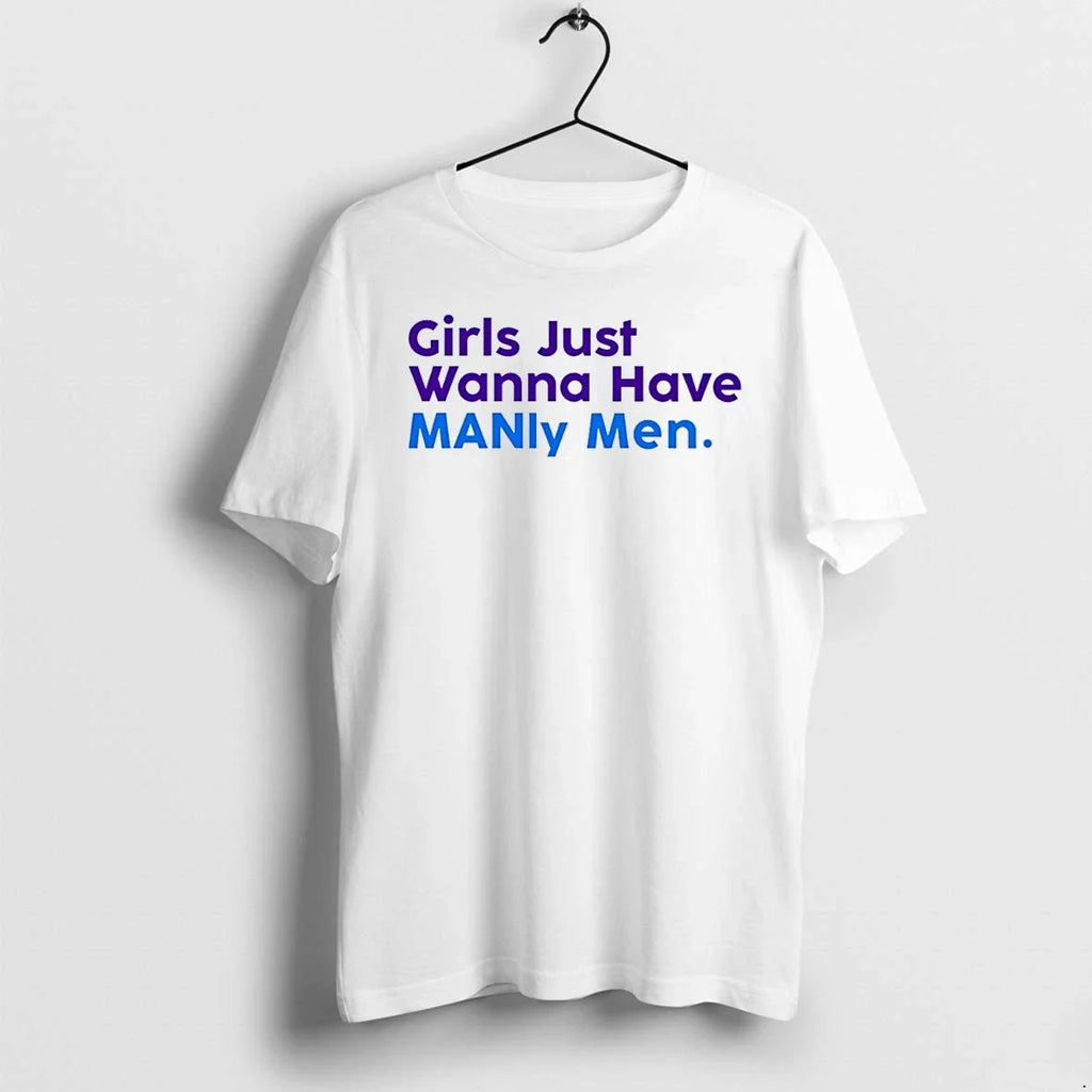 Girls Just Wanna Have Manly Men Colors Sweater - Adult & Kids T-Shirts, Sweatshirts & Hoodies apparel design preview 1