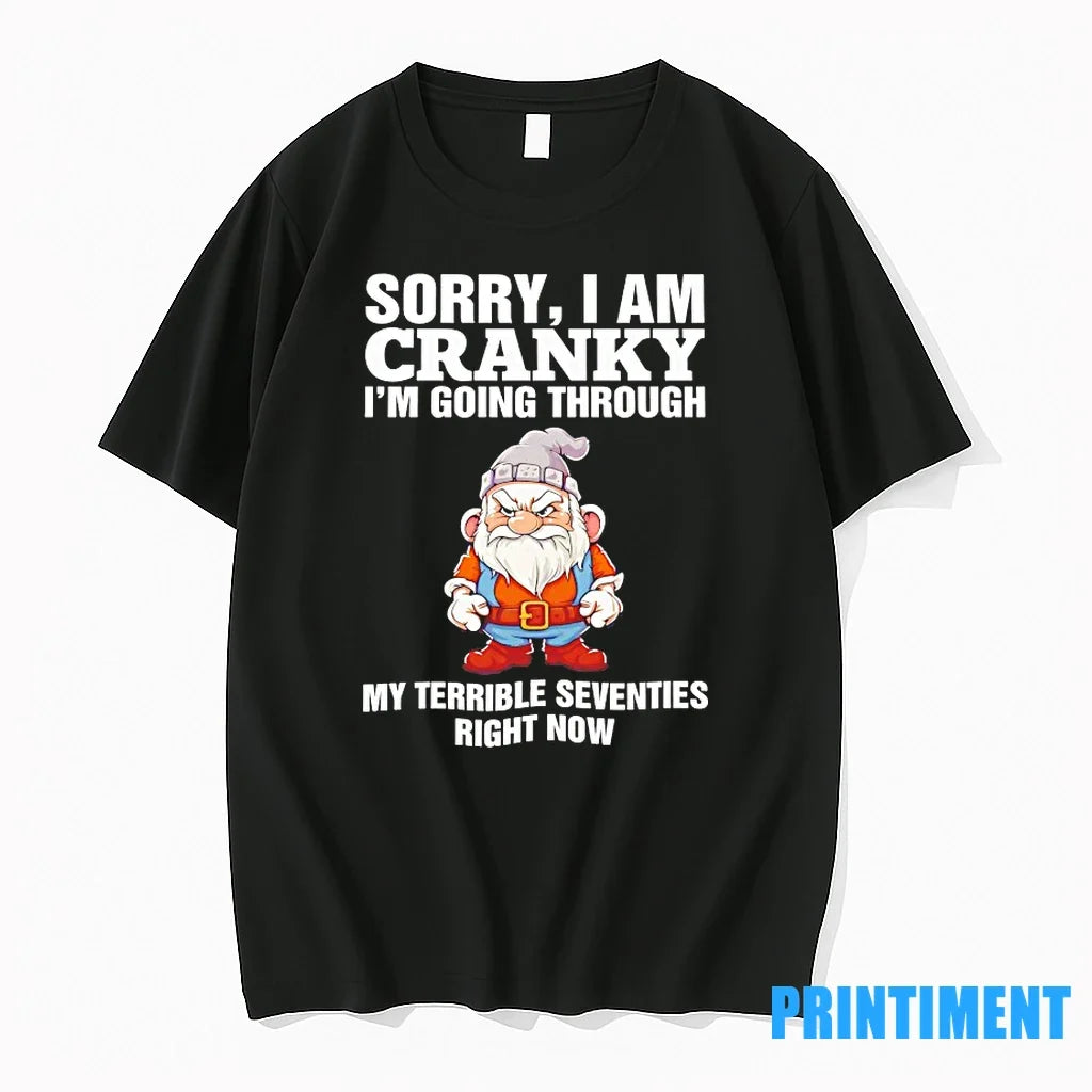 Gnome Sorry I Am Cranky Im Going Through Sweater - Adult & Kids T-Shirts, Sweatshirts & Hoodies apparel design preview 1