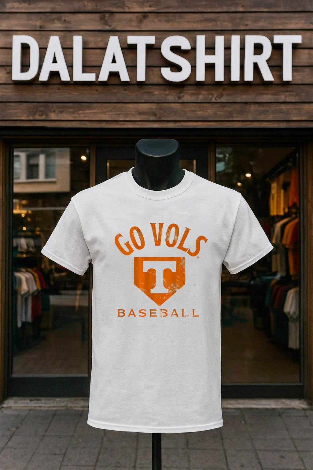 Go Vols Baseball Tennessee T Logo - Adult & Kids T-Shirts, Sweatshirts & Hoodies apparel design preview 1
