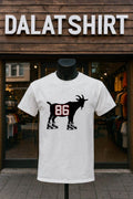 Goat Number 86 Wearing Hockey Skates Graphic - Adult & Kids T-Shirts, Sweatshirts & Hoodies apparel design preview 1