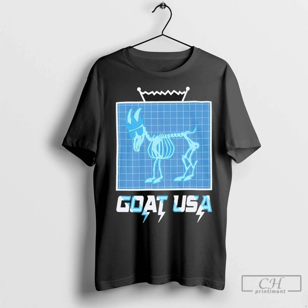 Goat Usa X Ray - Adult & Kids T-Shirts, Sweatshirts & Hoodies apparel design preview 1