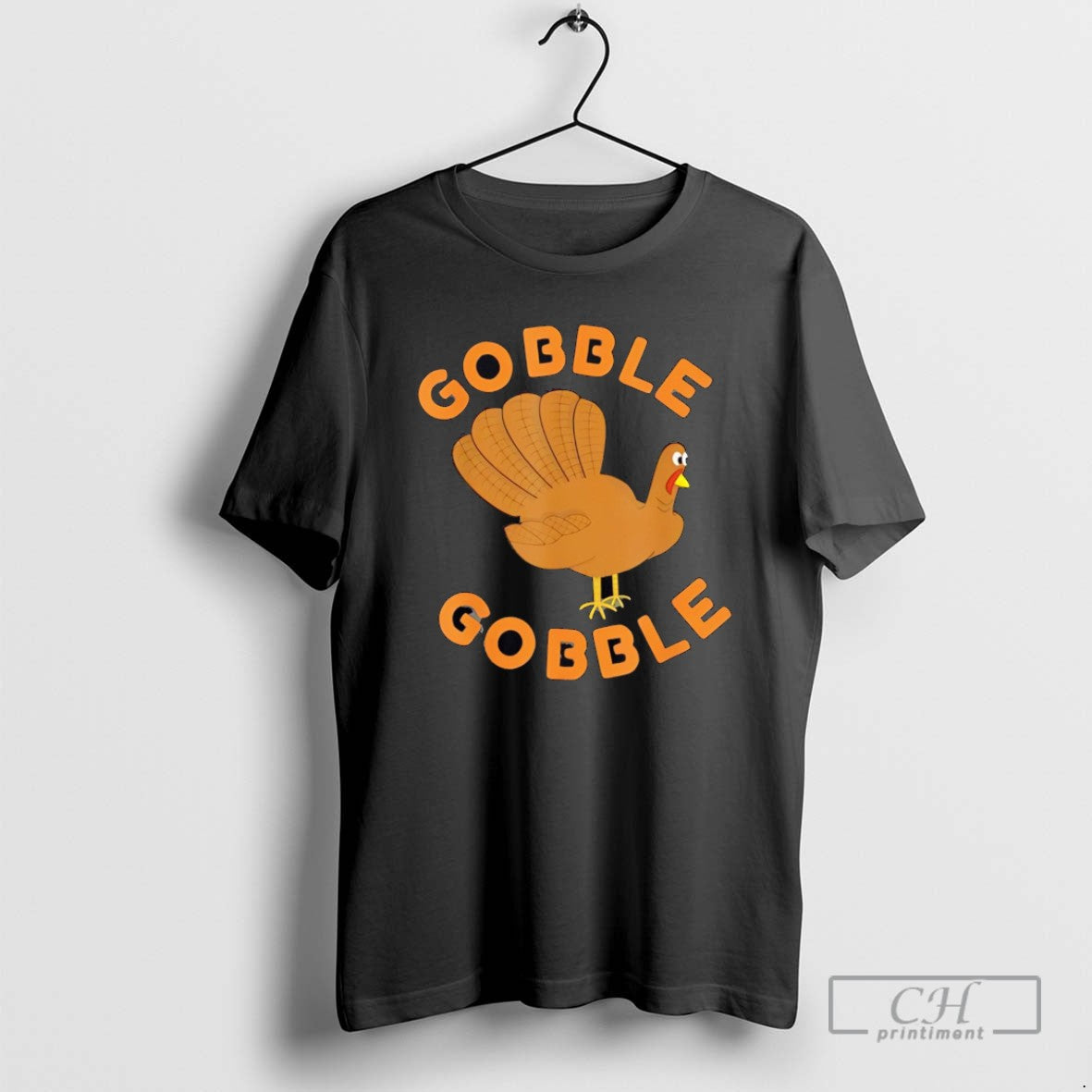 Gobble Turkey Day - Adult & Kids T-Shirts, Sweatshirts & Hoodies apparel design preview 1