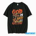 God Is Angry Like Blazing Hell Fire Sweater - Adult & Kids T-Shirts, Sweatshirts & Hoodies apparel design preview 1