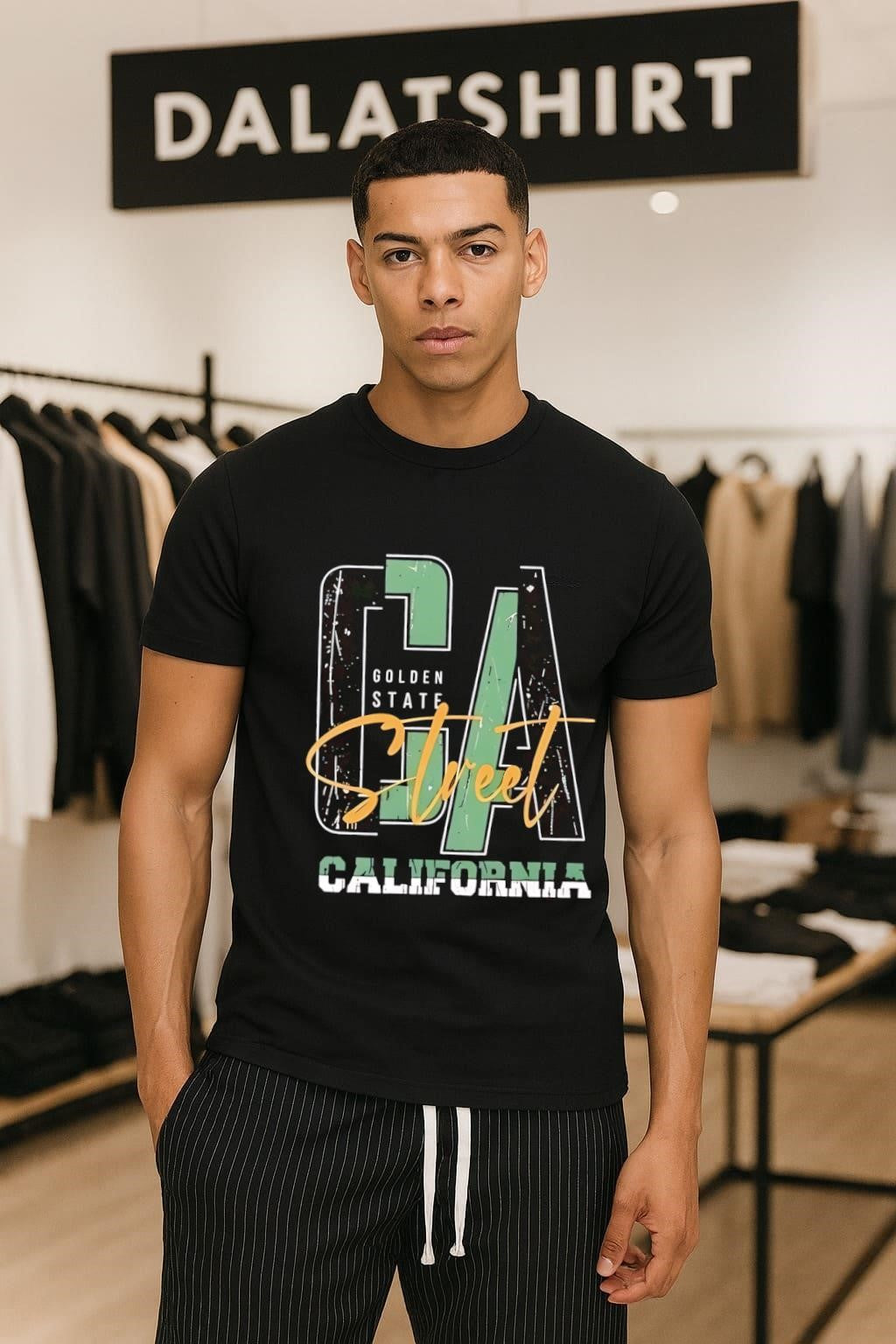 Golden State Street California - Adult & Kids T-Shirts, Sweatshirts & Hoodies apparel design preview 1