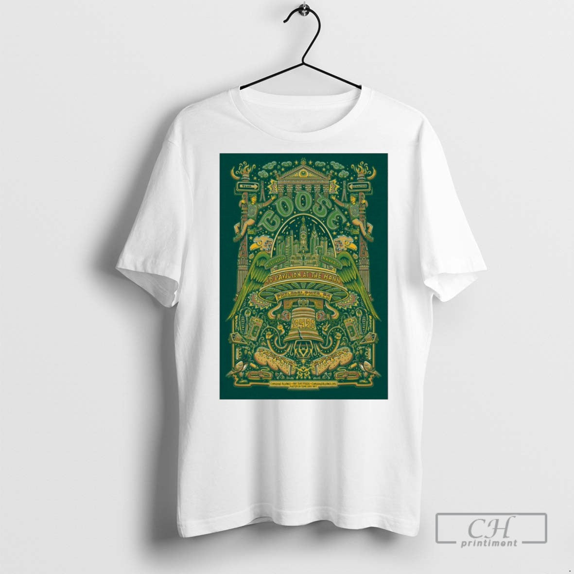 Goose October 4 2025 Td Pavilion At The Mann Center - Adult & Kids T-Shirts, Sweatshirts & Hoodies apparel design preview 1