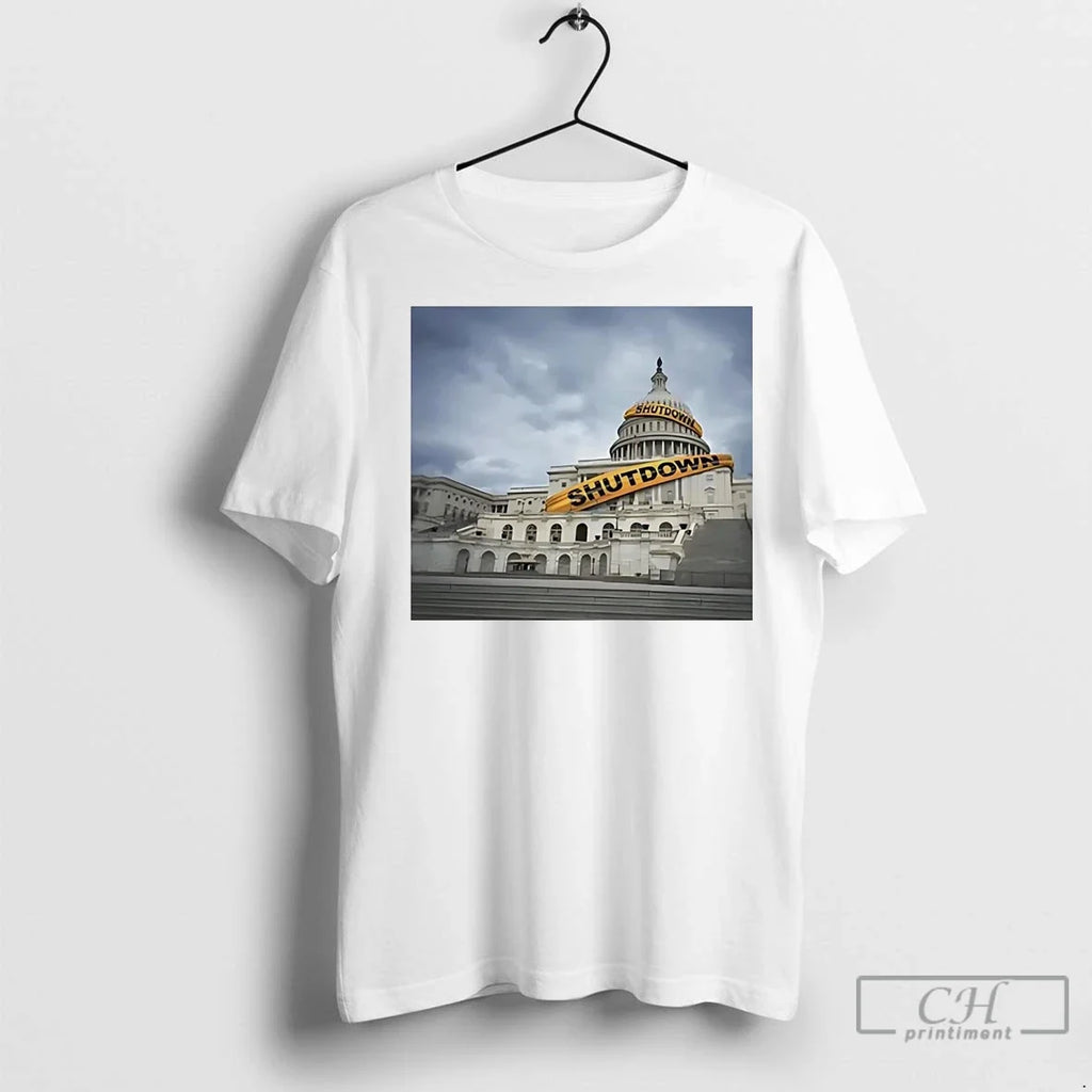 Government Shutdown Trump White House Closed - Adult & Kids T-Shirts, Sweatshirts & Hoodies apparel design preview 1