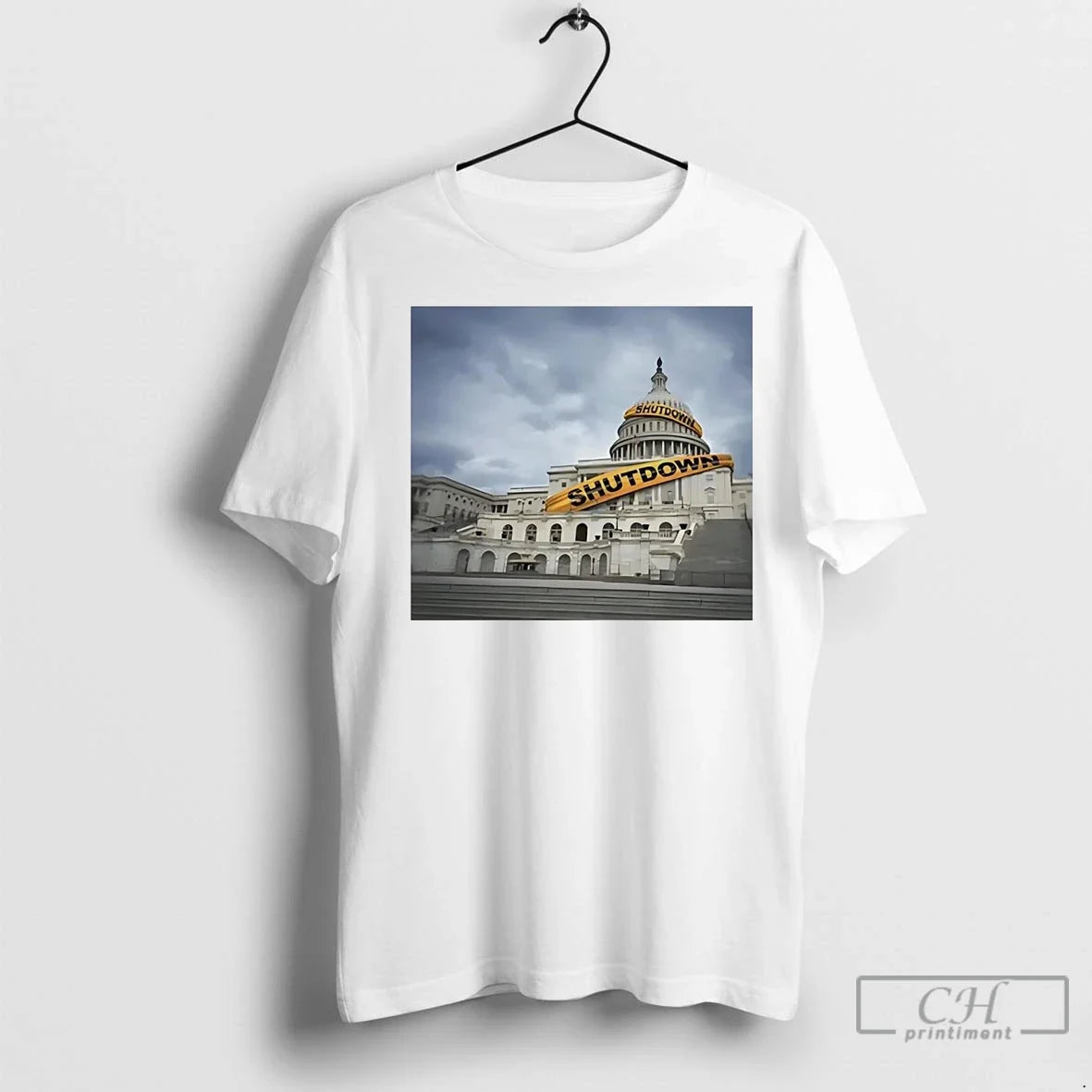 Government Shutdown Trump White House Closed - Adult & Kids T-Shirts, Sweatshirts & Hoodies apparel design preview 1