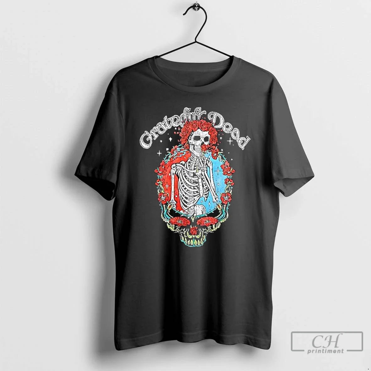Grateful Dead Skeleton And Roses Item - Adult & Kids T-Shirts, Sweatshirts & Hoodies apparel design preview 1