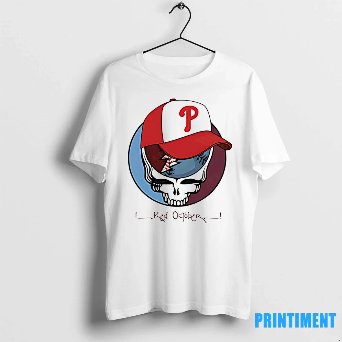 Grateful Dead X Philadelphia Phillies Red October - Adult & Kids T-Shirts, Sweatshirts & Hoodies apparel design preview 1