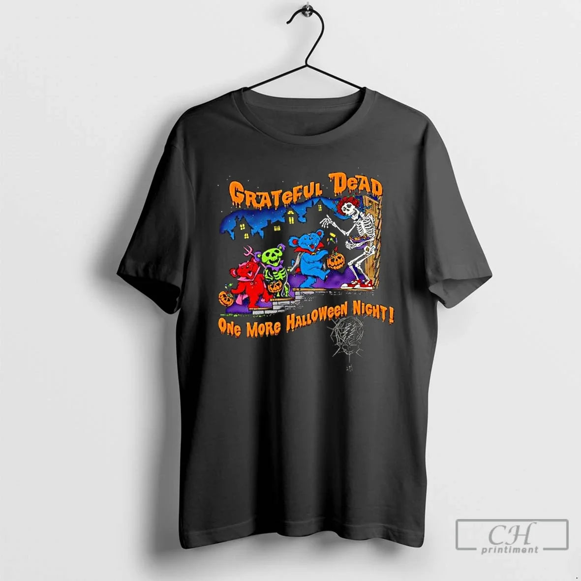 Grateful Dead One More Halloween Night 2025 - Adult & Kids T-Shirts, Sweatshirts & Hoodies apparel design preview 1